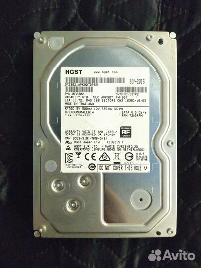 Жесткие диски HDD