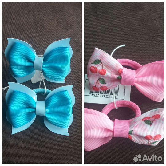 Резинка для волос с бантиком