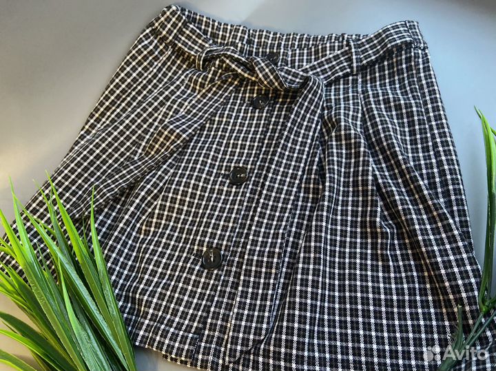 Юбка для девочки клетка 122 acoola