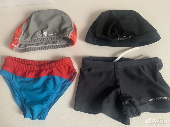 Плавки и шапочки для бассейна
