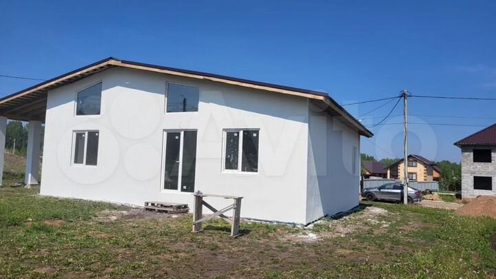 Коттедж 124 м² на участке 10 сот.