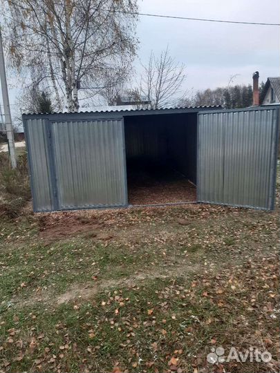 Гараж металлический хозблок