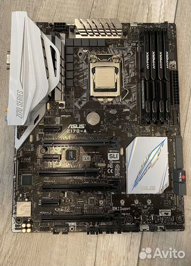 I7 6700k, Z-170, Noctua, Gigabyte GTX1070, DDR4