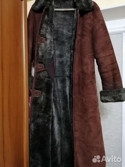 Женская дублёнка с капюшоном, тёплая и уютная