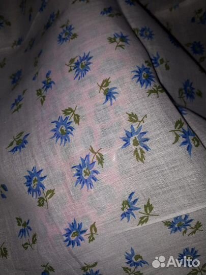 Отрезы, лоскуты х/б тканей СССР