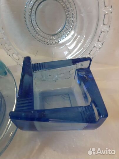 Вазочки цветное стекло СССР