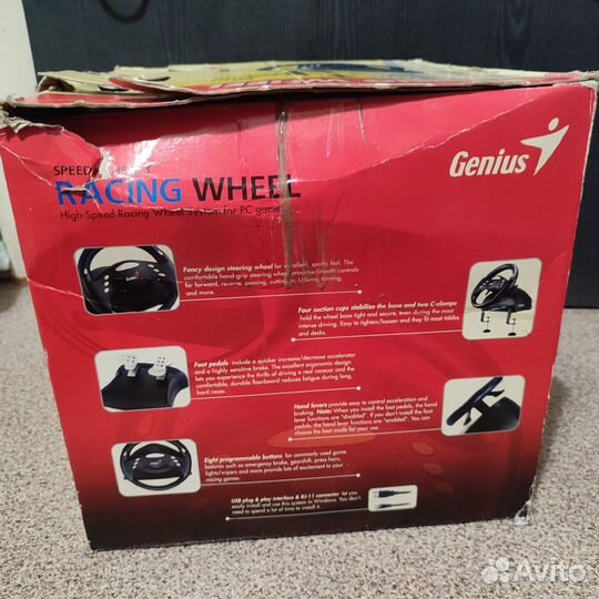 Игровой руль genius speed wheel 3