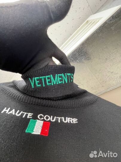 Водолазка Vetements мужская черная