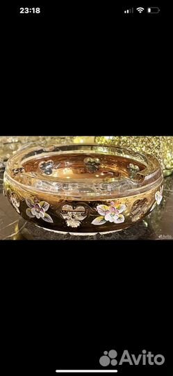 Хрусталь bogemia пепельница