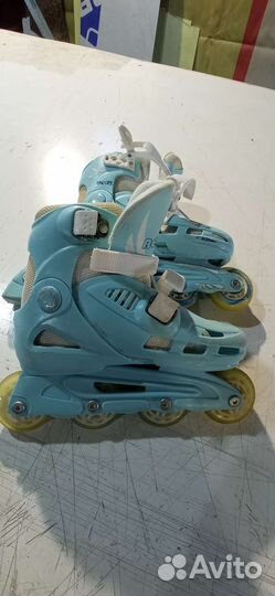 Роликовые коньки детские с защитой