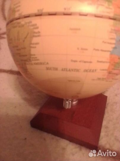 Глобус на английском языке