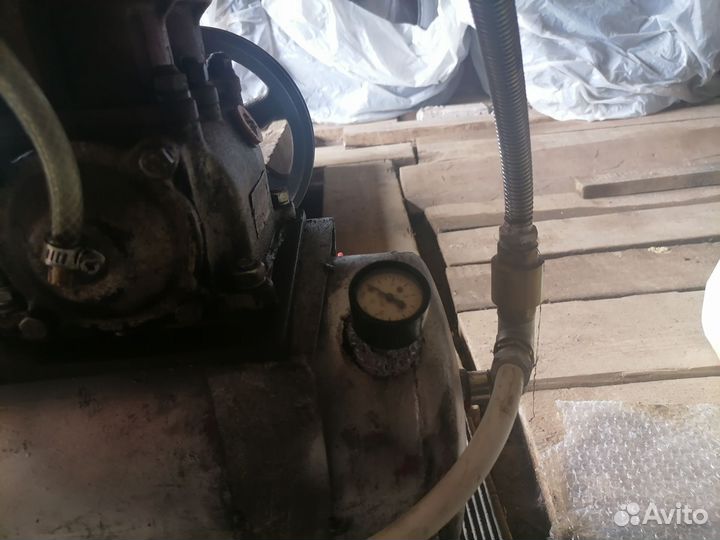 Компрессор самодельный с приводом от двс