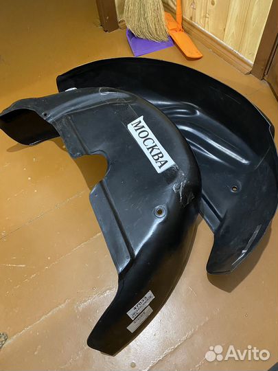 Подкрылки для Hundai Solaris (задние)