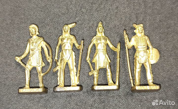 Киндер, фигурки, солдатики, металл