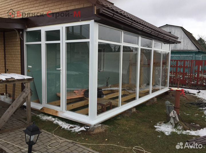 Остекление беседки холодное