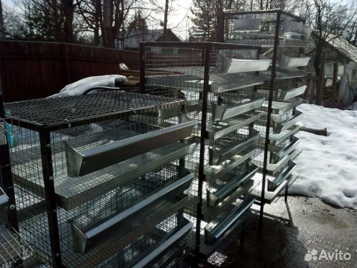 Клетка для перепелов на 120 голов