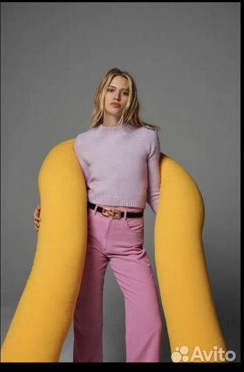 Свитер zara с шерстью