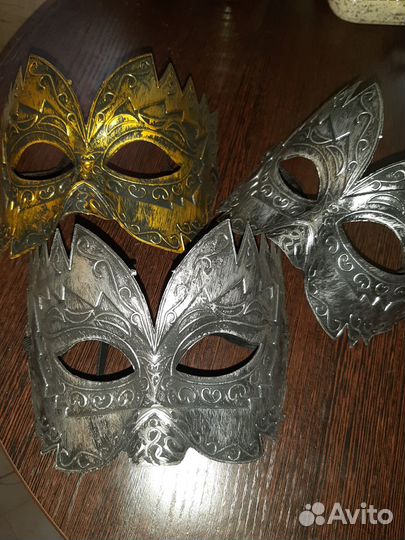 Маска карнавальная новогодняя