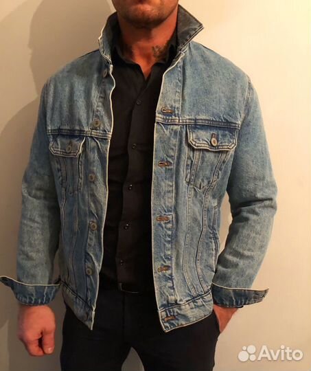 Джинсовая куртка mango spain 48/M идеальная