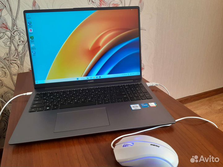 Ноутбук huawei MateBook D16 rlef-X серый