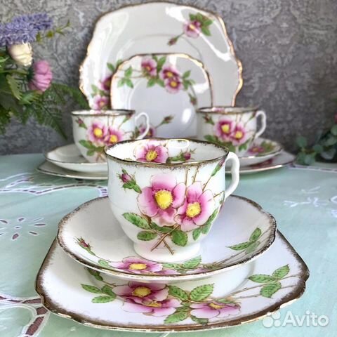 Антикварные тарелочки Royal Albert Англия