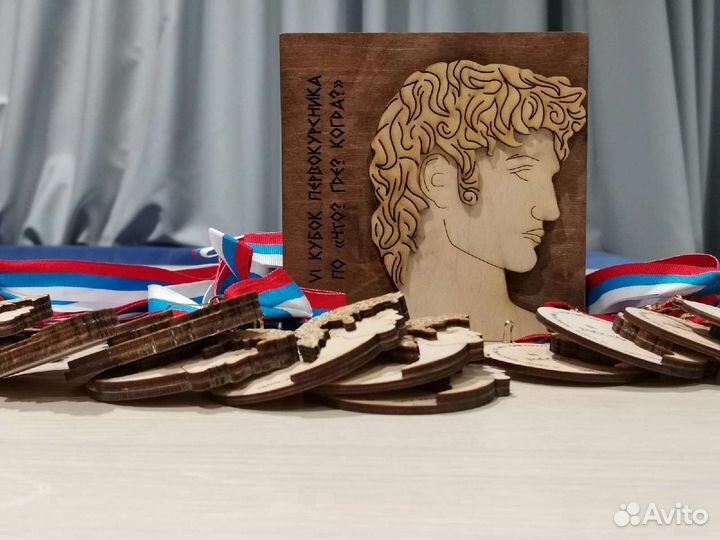 Лазерная резка, гравировка фанеры оргстекла, и др