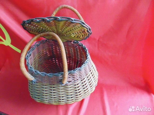 Корзинка плетёная СССР