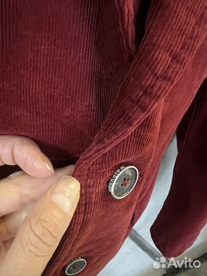 Вельветовый пиджак цвет бордо марсала оверсайз