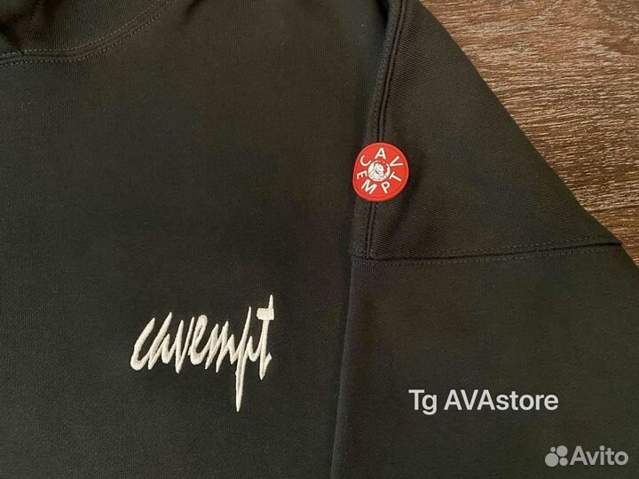 Худи Cav Empt серое темное new