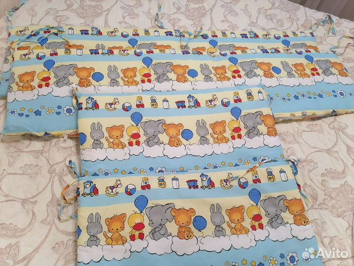 Бортики в детскую кроватку бу