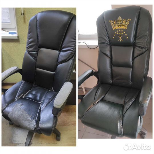 Перетяжка мебели,ремонт и реставрация