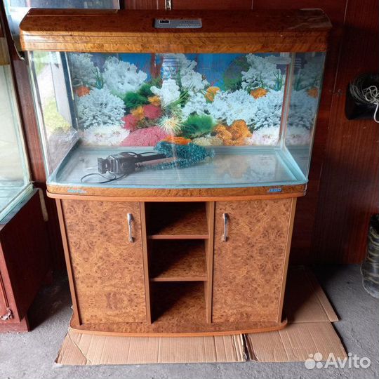 Новый аквариум jebo R390