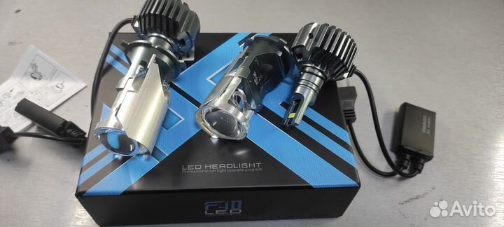 H4 LED mini линзы f40