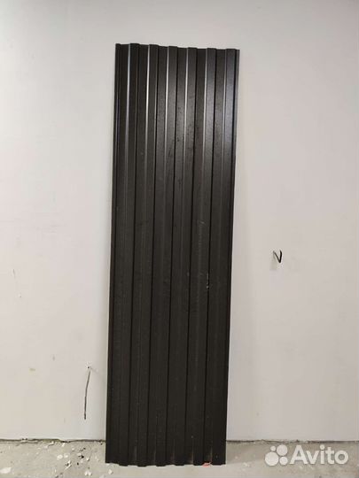 Профнастил из нержавейки серочерный