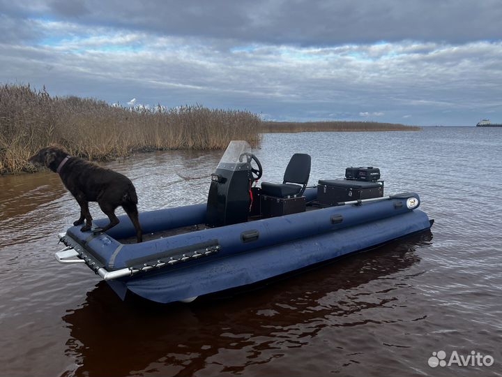 Лодка Болотоход Бриз 430