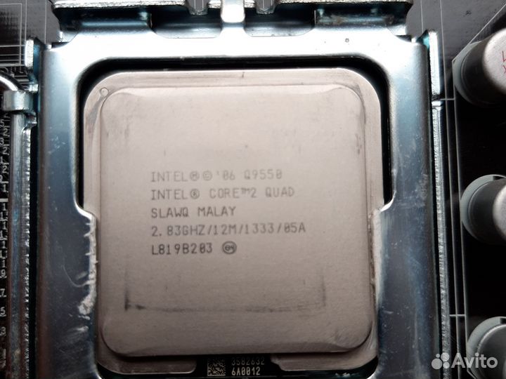 Комплект Intel core 2 quad 06 Q9550