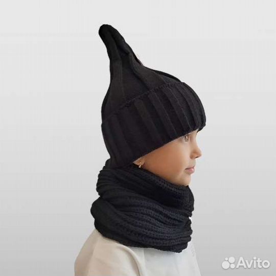 Комплект шапка + снуд