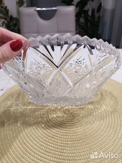 Ваза хрустальная СССР