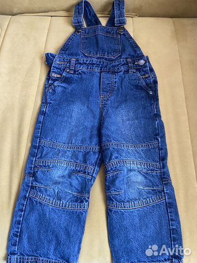 Джинсовый комбинезон для мальчика 98