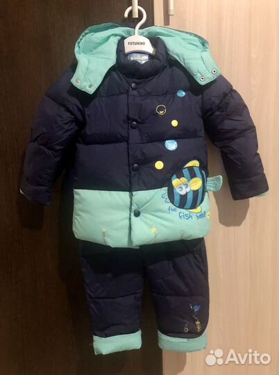Весенний костюм 90 см