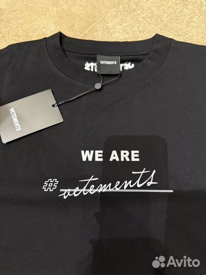 Футболка vetements оригинал