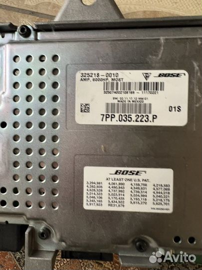 Усилитель музыки porsche cayenne 958 Bose