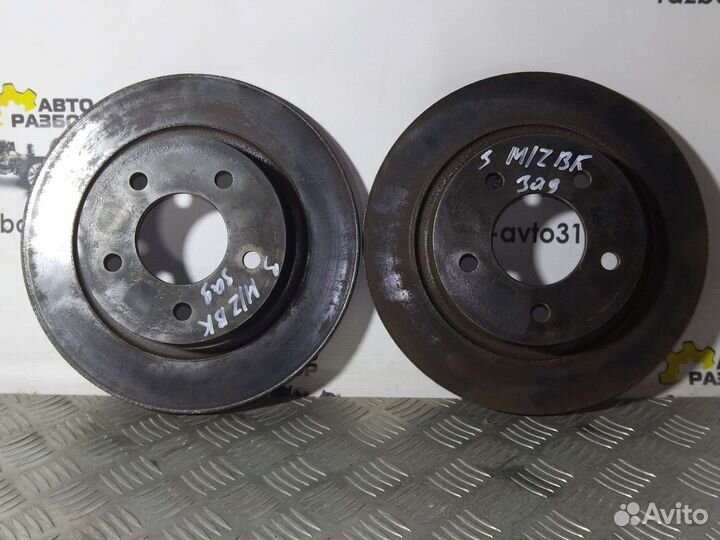 Мазда, 3 бк задние тормозные диски