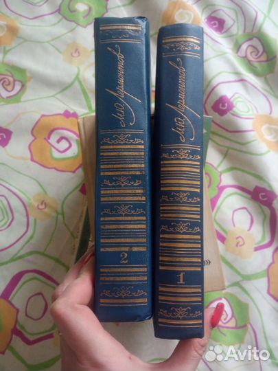 Книги Лермонтов 2 тома