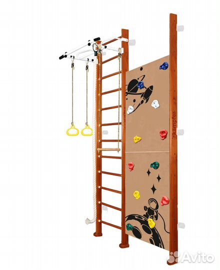 Шведская стенка Kampfer Jungle Wall Boy (№4 Вишне