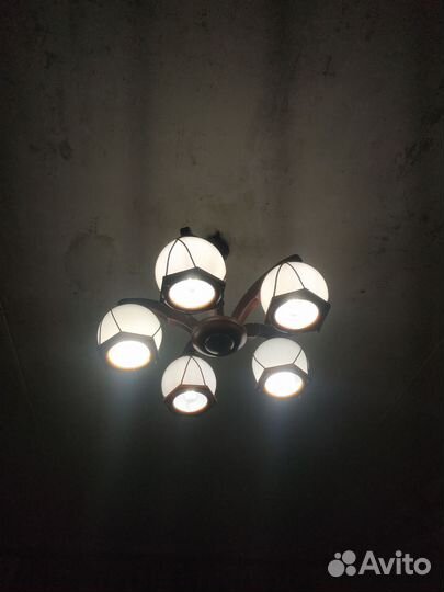 Люстра потолочная подвесная бу