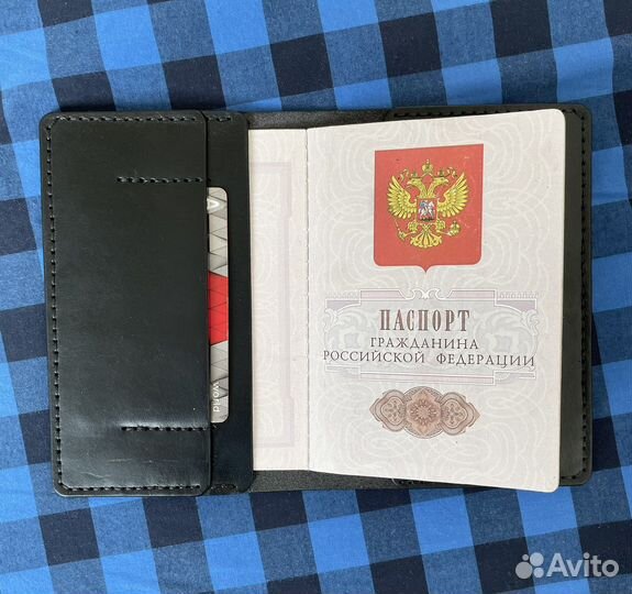 Обложка для паспорта натуральная кожа