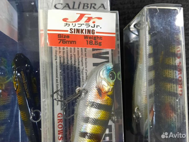 Calibra Jr 75 мм. Grows Culture воблер раттлин