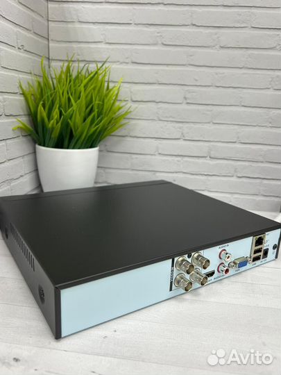 Видеонаблюдение 4 камеры+регистратор+жёсткий диск