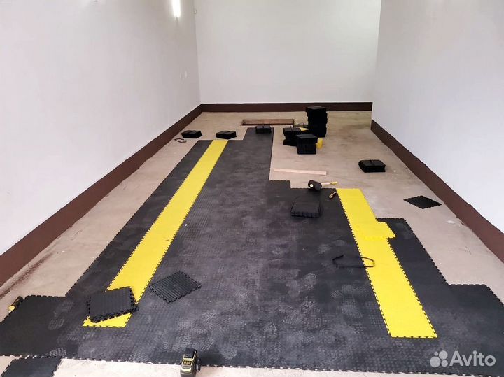 Модульный пол для склада